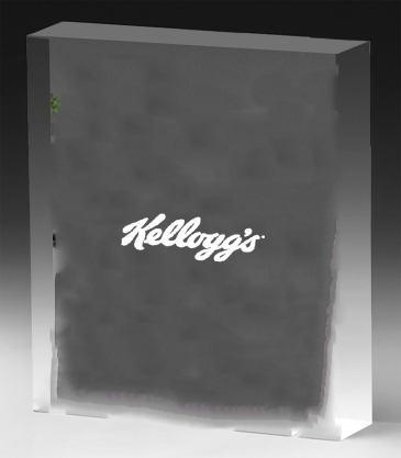 PhotoImage® Square Paperweight - 4” x 4” x 1/2”