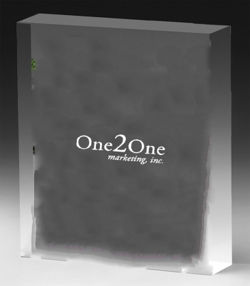 PhotoImage® Square Paperweight - 4” x 4” x 1/2”