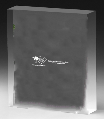 PhotoImage® Square Paperweight - 4” x 4” x 1/2”