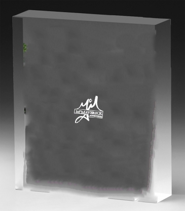 PhotoImage® Square Paperweight - 4” x 4” x 1/2”