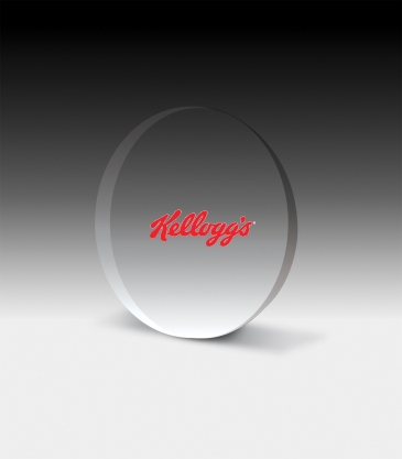 PhotoImage® Round Paperweight - 4” dia x 1/2”