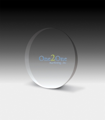 PhotoImage® Round Paperweight - 4” dia x 1/2”