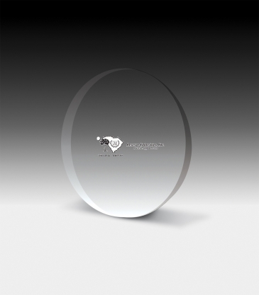 PhotoImage® Round Paperweight - 4” dia x 1/2”
