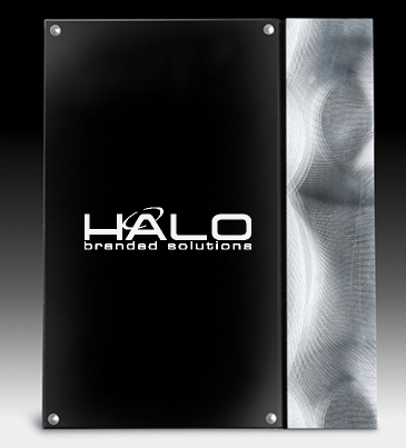 Striped Metal Plaque