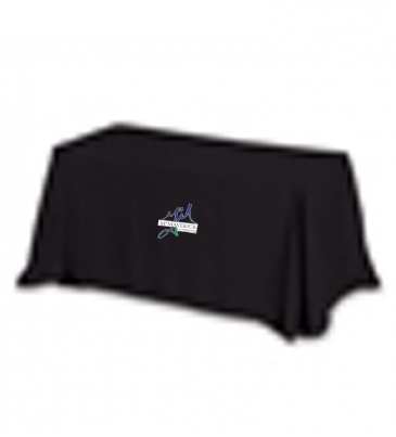 "PREAKNESS EIGHT" 3-Sided Economy Table Covers & Table Throws -Bl
