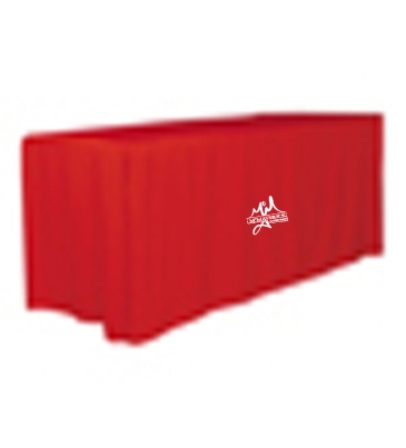 "OMAHA EIGHT" 4-Sided Fitted Style Table Covers & Table Throws (B