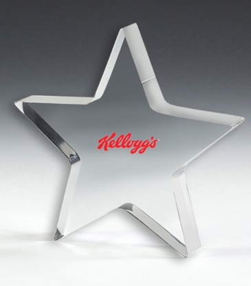 PhotoImage® Star Paperweight - 5” x 5” x 3/4”