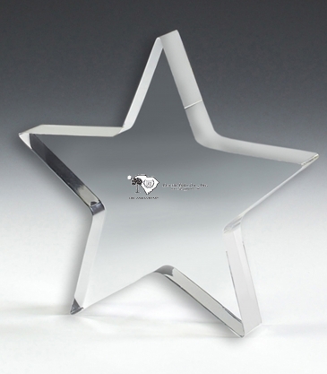 PhotoImage® Star Paperweight - 5” x 5” x 3/4”