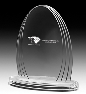 Oval Legend Award - 7 3/4"