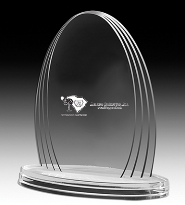 Oval Legend Award - 6 1/4"