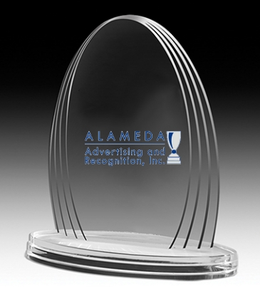 Oval Legend Award - 6 1/4"
