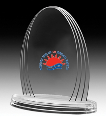 Oval Legend Award - 6 1/4"