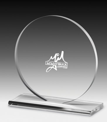 Elegant Round Award - 6"