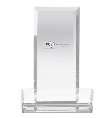 6 1/2" Clear Crystal Monolith