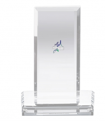 6 1/2" Clear Crystal Monolith
