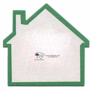 40 Pt. 3.5" House - White High Density Coasters - The 500 Line