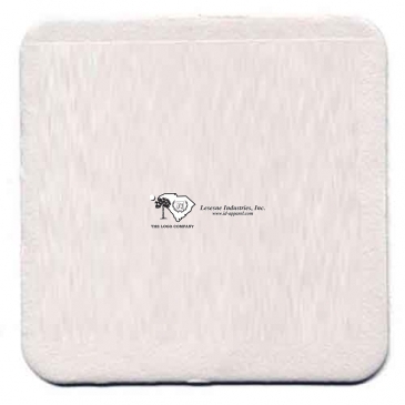 80 Pt. 3.5" Square - White Pulpboard Coasters - The 500 Line