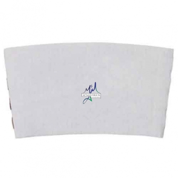 16 Oz. White Kraft Java Beverage Wraps
