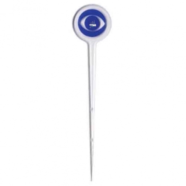 Round Top Piks 4" Long Crystal - Drink Stirrers - The 500