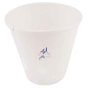 10 Oz. Eco-Friendly Solid White Cups - The 500 Line