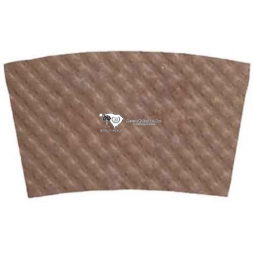 1.5"x3" Brown Kraft Jacket Insulated Beverage Wrap - The 500 Line