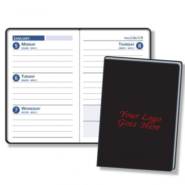 Compact, Ruled Weekly Format In Casemade Cover 2018