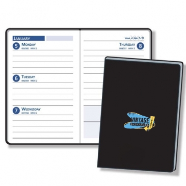 Compact, Ruled Weekly Format In Casemade Cover 2018