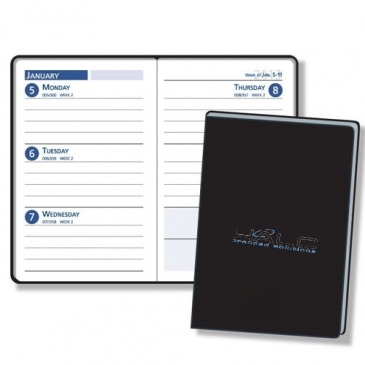 Compact, Ruled Weekly Format In Casemade Cover 2018