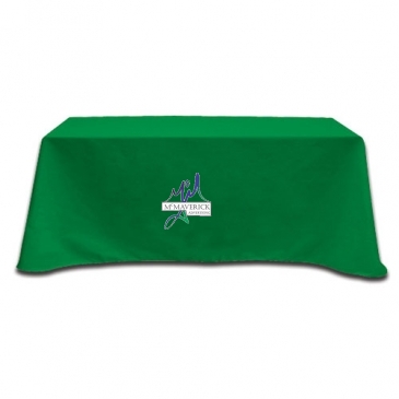 Flat 3-sided Table Cover - fits 6 foot standard table
