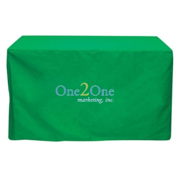 Fitted 3-sided Table Cover - fits 4 foot standard table