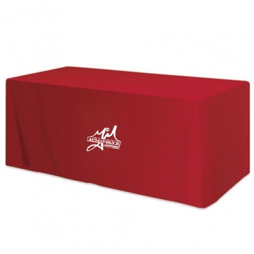 Fitted 3-sided Table Cover - fits 6 foot standard table