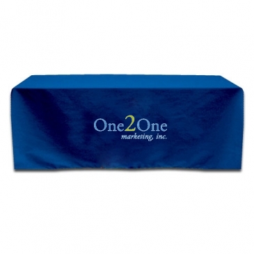 Fitted 3-sided Table Cover - fits 8 foot standard table