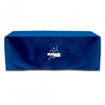 Fitted 3-sided Table Cover - fits 8 foot standard table