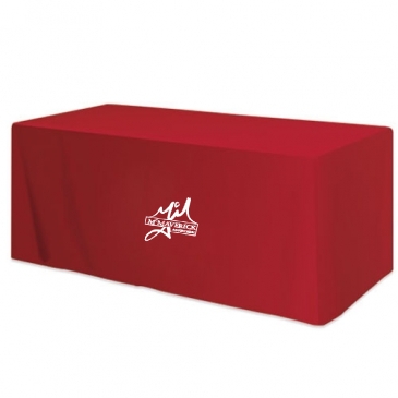 Fitted 4-sided Table Cover - fits 6 foot standard table