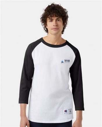 Champion Unisex Raglan Sleeve Baseball T-Shirt