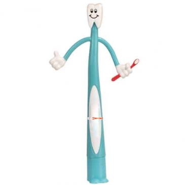 Tooth Bend-A-Pen, Full Color Digital