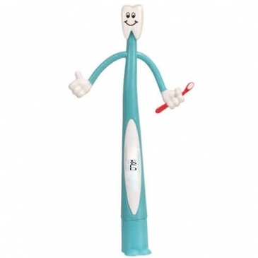 Tooth Bend-A-Pen, Full Color Digital