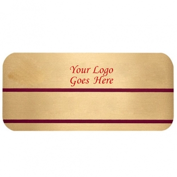 New York Standard Metal Name Badge (Standard Size 3" x 1-1/4")