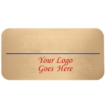 New York Standard Metal Name Badge (Standard Size 3" x 1-1/2")