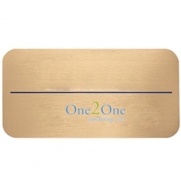 New York Standard Metal Name Badge (Standard Size 3" x 1-1/2")