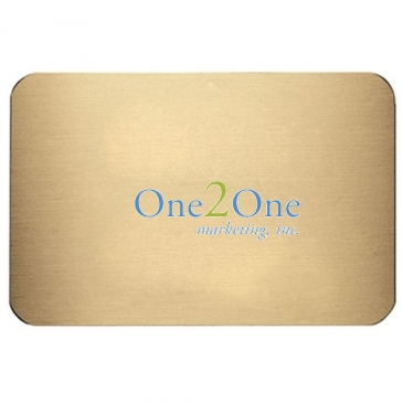 New York Standard Metal Name Badge (Standard Size 3" x 2")