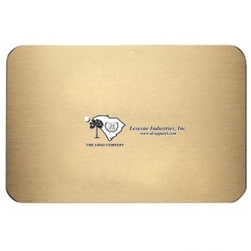 New York Standard Metal Name Badge (Standard Size 3" x 2")