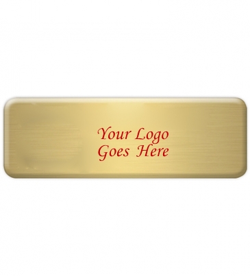 NY Custom Metal Name Badge ( between 0 and 3 sq. in.)