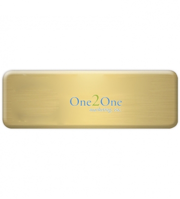 NY Custom Metal Name Badge ( between 0 and 3 sq. in.)