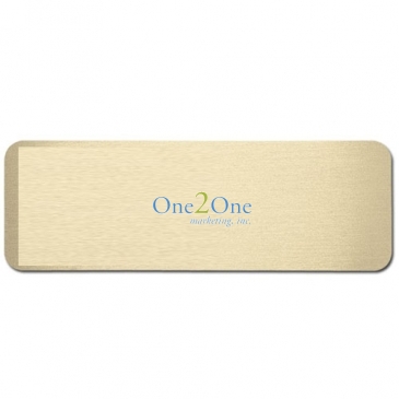 Savannah Metal Name Badge (Standard Size 3" x 1")