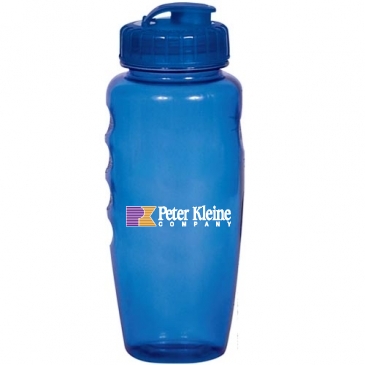 28 Oz Polyclear Gripper Water Bottle