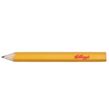 Hex Wooden Golf Pencil With Eraser
