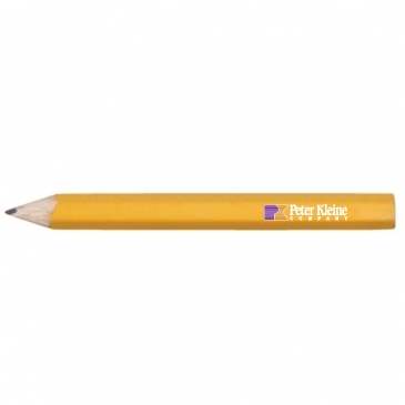 Hex Wooden Golf Pencil With Eraser