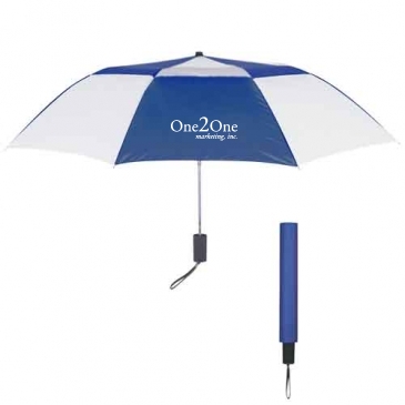 44" Arc Telescopic Folding Vented Umbrella