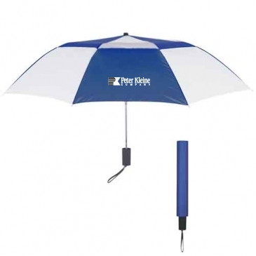 44" Arc Telescopic Folding Vented Umbrella
